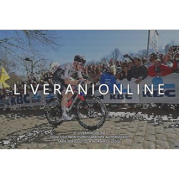 27-03-2022 Gent - Wevelgem; 2022, Bahrain - Victorious; Mohoric, Matej; Monte Kemmel; ©SIROTTI/AGENZIA ALDO LIVERANI SAS