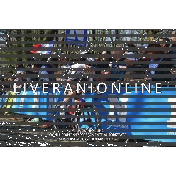 27-03-2022 Gent - Wevelgem; 2022, Bahrain - Victorious; Mohoric, Matej; Monte Kemmel; ©SIROTTI/AGENZIA ALDO LIVERANI SAS