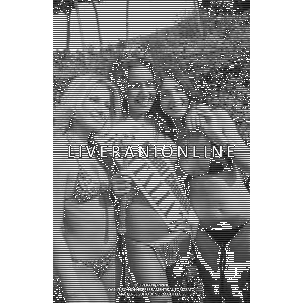 RETROSPETTIVA ANNA KANAKIS ATTRICE E MODELLA NELLA FOTO AL CONCORSO DI BELLEZZA MISS ITALIA NEL SETTEMBRE DEL 1977 ©Archivio Giovanni Liverani/AGENZIA ALDO LIVERANI SAS