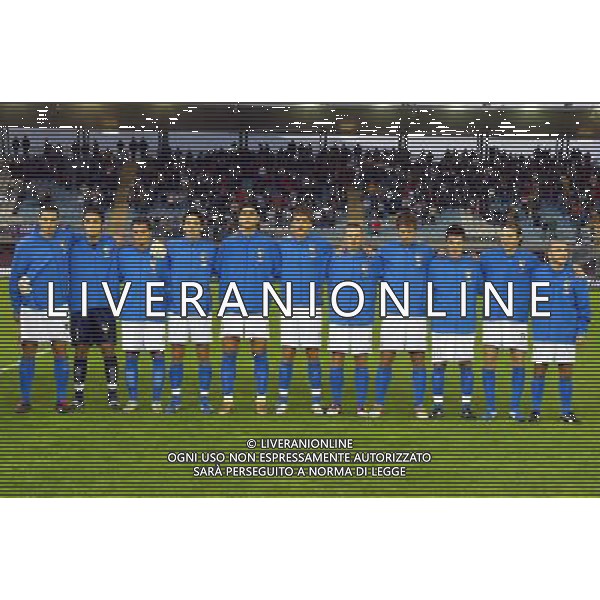 Rieti 11/10/2005 Italia-Moldova Under 21 nella foto: ITALIA UNDER 21 foto Bellini / Ag.Aldo Liverani