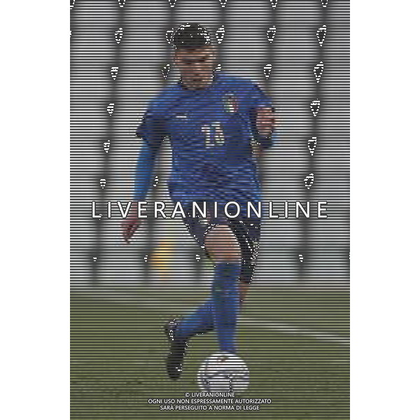 ITALIA U21 - BOSNIA ERZEGOVINA U21 gara di Qualificazione per l\'europeo under 21 2023 29/03/2022 - nella foto: Cambiaghi Nicolo\' (Italia) ©Claudio Zamagni/Agenzia Aldo Liverani