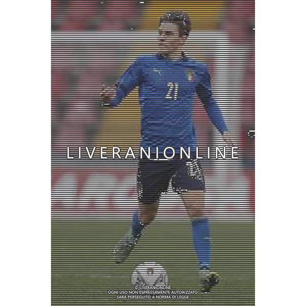 ITALIA U21 - BOSNIA ERZEGOVINA U21 gara di Qualificazione per l\'europeo under 21 2023 29/03/2022 - nella foto: Fagioli Nicolo\' (Italia) ©Claudio Zamagni/Agenzia Aldo Liverani