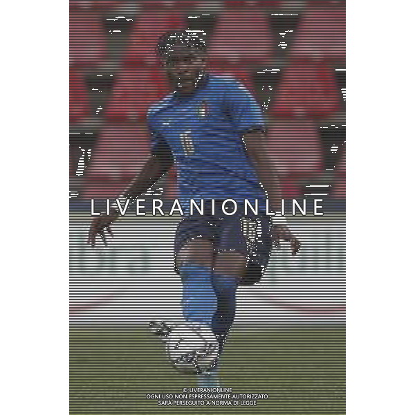 ITALIA U21 - BOSNIA ERZEGOVINA U21 gara di Qualificazione per l\'europeo under 21 2023 29/03/2022 - nella foto: Okoli Caleb(Italia) ©Claudio Zamagni/Agenzia Aldo Liverani