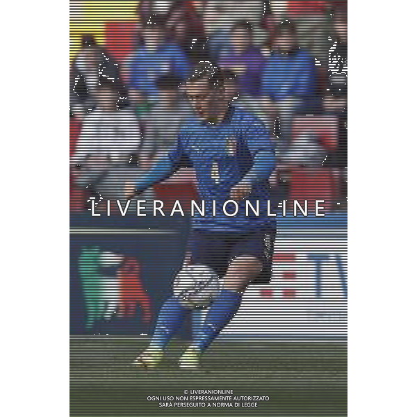 ITALIA U21 - BOSNIA ERZEGOVINA U21 gara di Qualificazione per l\'europeo under 21 2023 29/03/2022 - nella foto: Esposito Salvatore (Italia) ©Claudio Zamagni/Agenzia Aldo Liverani