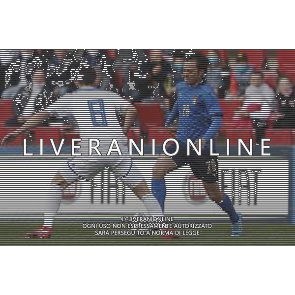 ITALIA U21 - BOSNIA ERZEGOVINA U21 gara di Qualificazione per l\'europeo under 21 2023 29/03/2022 - nella foto: Vignato Emanuel (Italia) ©Claudio Zamagni/Agenzia Aldo Liverani