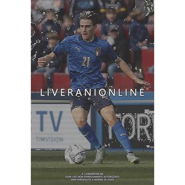 ITALIA U21 - BOSNIA ERZEGOVINA U21 gara di Qualificazione per l\'europeo under 21 2023 29/03/2022 - nella foto: Fagioli Nicolo\' (Italia) ©Claudio Zamagni/Agenzia Aldo Liverani