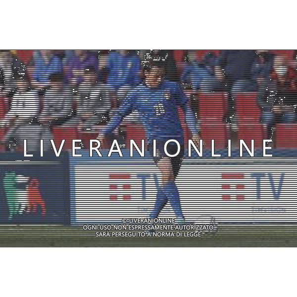 ITALIA U21 - BOSNIA ERZEGOVINA U21 gara di Qualificazione per l\'europeo under 21 2023 29/03/2022 - nella foto: Vignato Emanuel (Italia) ©Claudio Zamagni/Agenzia Aldo Liverani