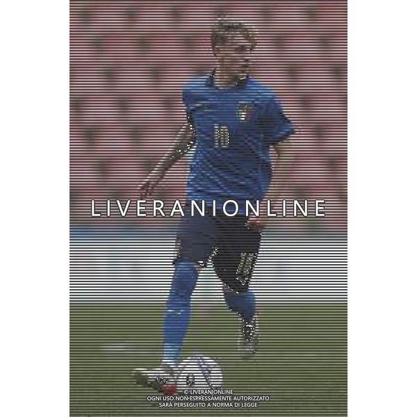 ITALIA U21 - BOSNIA ERZEGOVINA U21 gara di Qualificazione per l\'europeo under 21 2023 29/03/2022 - nella foto: Rovella Nicolo\' (Italia) ©Claudio Zamagni/Agenzia Aldo Liverani