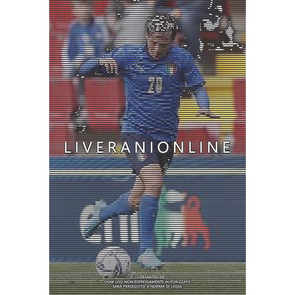 ITALIA U21 - BOSNIA ERZEGOVINA U21 gara di Qualificazione per l\'europeo under 21 2023 29/03/2022 - nella foto: Vignato Emanuel (Italia) ©Claudio Zamagni/Agenzia Aldo Liverani