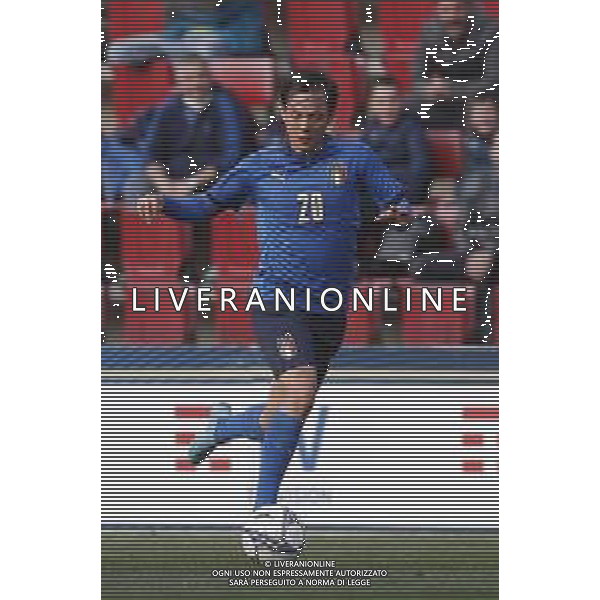 ITALIA U21 - BOSNIA ERZEGOVINA U21 gara di Qualificazione per l\'europeo under 21 2023 29/03/2022 - nella foto: Vignato Emanuel (Italia) ©Claudio Zamagni/Agenzia Aldo Liverani