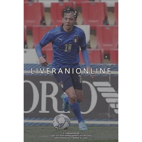 ITALIA U21 - BOSNIA ERZEGOVINA U21 gara di Qualificazione per l\'europeo under 21 2023 29/03/2022 - nella foto: Vignato Emanuel (Italia) ©Claudio Zamagni/Agenzia Aldo Liverani