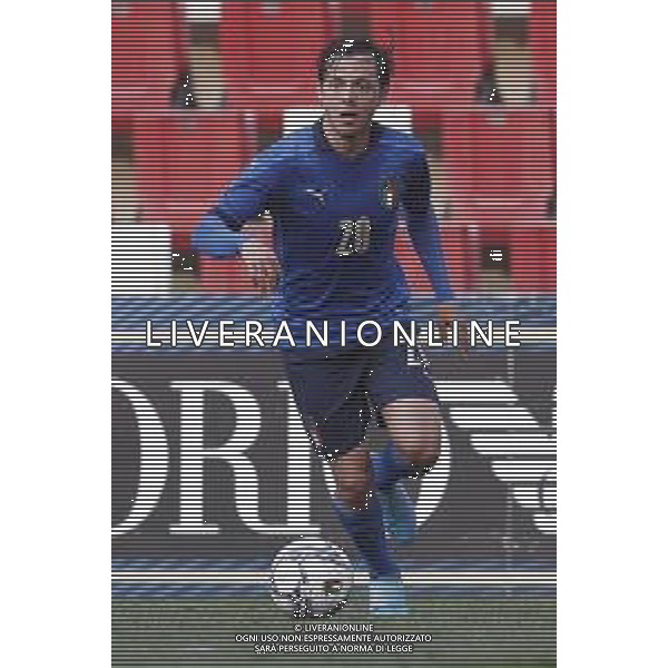 ITALIA U21 - BOSNIA ERZEGOVINA U21 gara di Qualificazione per l\'europeo under 21 2023 29/03/2022 - nella foto: Vignato Emanuel (Italia) ©Claudio Zamagni/Agenzia Aldo Liverani