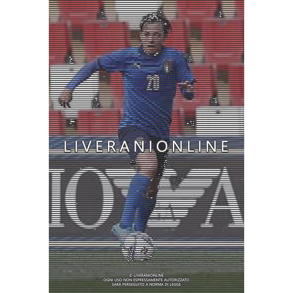 ITALIA U21 - BOSNIA ERZEGOVINA U21 gara di Qualificazione per l\'europeo under 21 2023 29/03/2022 - nella foto: Vignato Emanuel (Italia) ©Claudio Zamagni/Agenzia Aldo Liverani