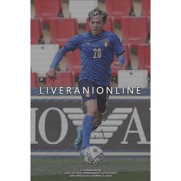 ITALIA U21 - BOSNIA ERZEGOVINA U21 gara di Qualificazione per l\'europeo under 21 2023 29/03/2022 - nella foto: Vignato Emanuel (Italia) ©Claudio Zamagni/Agenzia Aldo Liverani