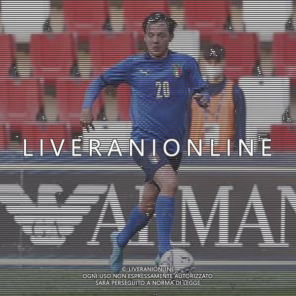 ITALIA U21 - BOSNIA ERZEGOVINA U21 gara di Qualificazione per l\'europeo under 21 2023 29/03/2022 - nella foto: Vignato Emanuel (Italia) ©Claudio Zamagni/Agenzia Aldo Liverani