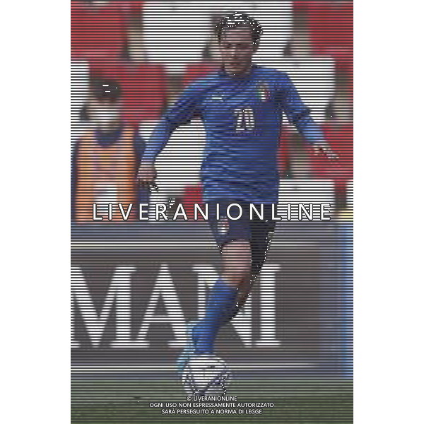 ITALIA U21 - BOSNIA ERZEGOVINA U21 gara di Qualificazione per l\'europeo under 21 2023 29/03/2022 - nella foto: Vignato Emanuel (Italia) ©Claudio Zamagni/Agenzia Aldo Liverani