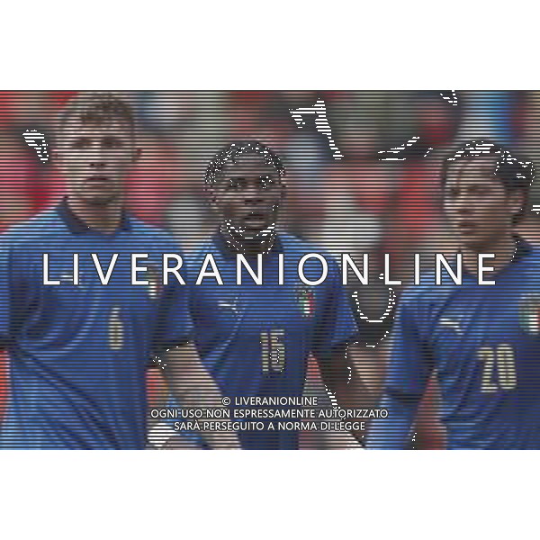 ITALIA U21 - BOSNIA ERZEGOVINA U21 gara di Qualificazione per l\'europeo under 21 2023 29/03/2022 - nella foto: Okoli Caleb(Italia) Lovato Matteo(Italia) Vignato Emanuel (Italia) ©Claudio Zamagni/Agenzia Aldo Liverani
