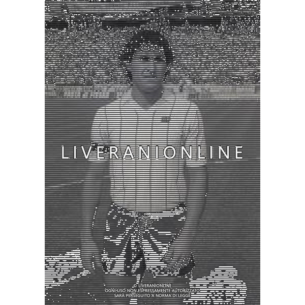 02-06-1985 TRIESTE CAMPIONATO DI CALCIO SERIE B TRIESTINA-LECCE 2-2 NELLA FOTO RICARDO PACIOCCO AG ALDO LIVERANI SAS
