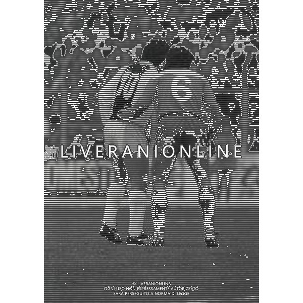 08-02-1984 TRIESTE OTTAVI DI FINALE DI COPPA ITALIA TRIESTINA-UDINESE 0-0 NELLA FOTO ZICO AG ALDO LIVERANI SAS