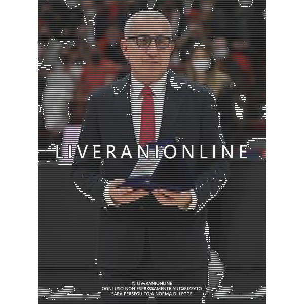 © TVRG Christos Stavropoulos direttore generale Olimpia Milano AX Armani Exchange Milano vs Monaco Turkish Airlines EuroLeague - 33a giornata regular season Assago (MI) 31-03-2022 Mediolanum Forum foto Roberto Garavaglia/ag. Aldo Liverani sas/AGENZIA ALDO LIVERANI SAS