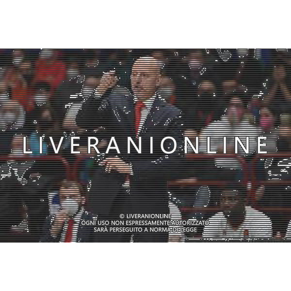 ¬© TVRG Sasa Obradovic allenatore Monacok AX Armani Exchange Milano vs Monaco Turkish Airlines EuroLeague - 33a giornata regular season Assago (MI) 31-03-2022 Mediolanum Forum foto Roberto Garavaglia/ag. Aldo Liverani sas/AGENZIA ALDO LIVERANI SAS