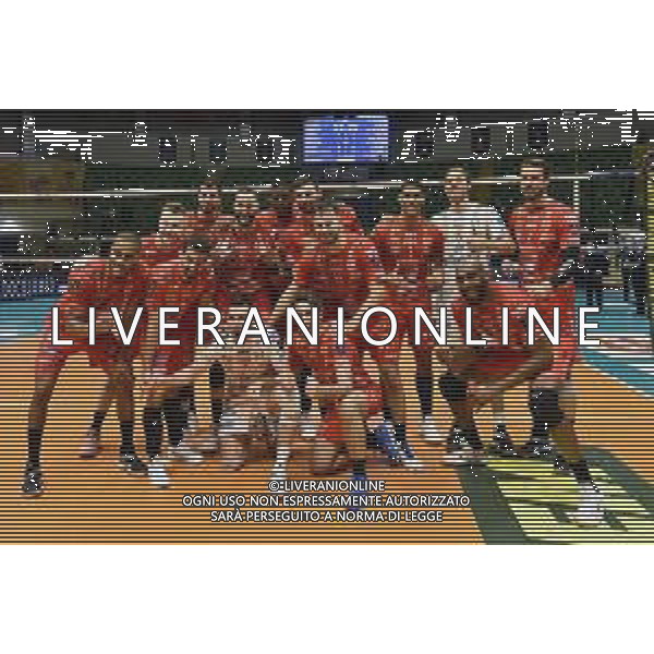 © TVRG esultanza finale Civitanova Vero Volley Monza vs Cucine Lube Civitanova SuperLega Credem Banca - gara 2 quarti di finale playoff Monza 02-04-2022 Arena di Monza foto Roberto Garavaglia/ag. Aldo Liverani sas