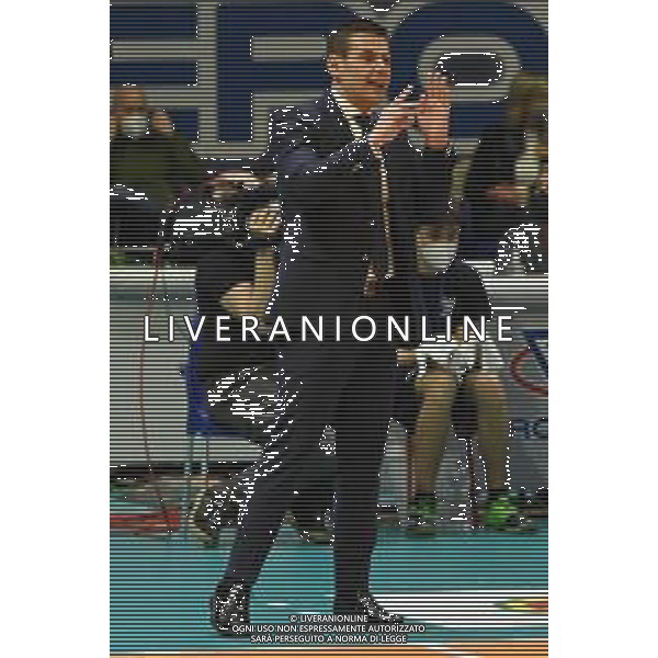 © TVRG Gianlorenzo Blengini allenatore Civitanova Vero Volley Monza vs Cucine Lube Civitanova SuperLega Credem Banca - gara 2 quarti di finale playoff Monza 02-04-2022 Arena di Monza foto Roberto Garavaglia/ag. Aldo Liverani sas