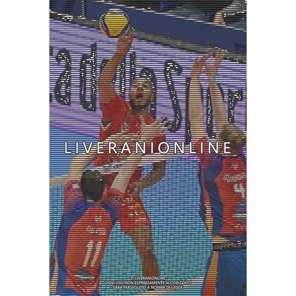 © TVRG Ricardo Lucarelli Santos de Souza (Civitanova) Vero Volley Monza vs Cucine Lube Civitanova SuperLega Credem Banca - gara 2 quarti di finale playoff Monza 02-04-2022 Arena di Monza foto Roberto Garavaglia/ag. Aldo Liverani sas
