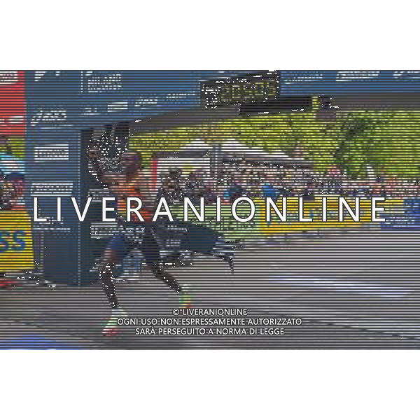 Savino Paolella/LMedia - Milano Marathon 2022 - Marathon April 03 2022 - Milano Milano, Italy Milano Marathon 2022 Photo showing: Kipruto wins the Milano Marathon 2022 with 2:05:05 @Savino Paolella/LiveMedia