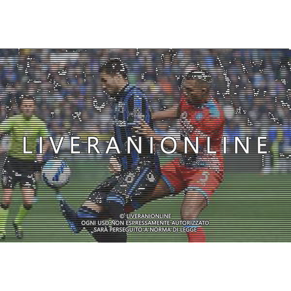Jose\' Luis Palomino (Atalanta) e Juan Jesus (Napoli) Atalanta vs Napoli Campionato Serie A TIM - 31a giornata Bergamo 03-04-2022 Gewiss Stadium - Stadio Atleti Azzurri d\'Italia foto Roberto Garavaglia/ag. Aldo Liverani sas