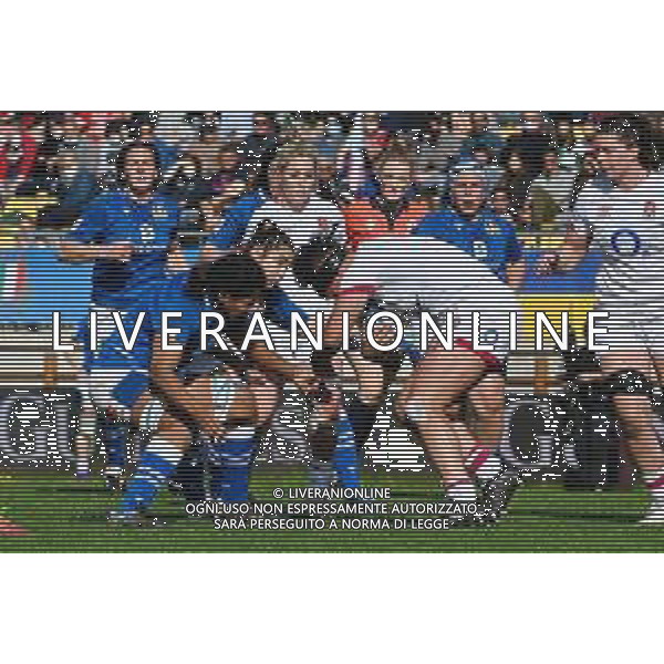 Alessio Tarpini/LMedia - Women Six Nations 2022 - Italy vs England - Rugby Six Nations match April 03 2022 - Sergio Lanfranchi stadium Parma, Italy Women Six Nations 2022 - Italy vs England Photo showing: shaunagh brown (england) and sara tounesi (italy) @Alessio Tarpini/LiveMedia AG ALDO LIVERANI SAS