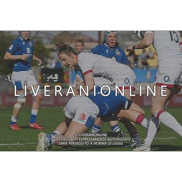 Alessio Tarpini/LMedia - Women Six Nations 2022 - Italy vs England - Rugby Six Nations match April 03 2022 - Sergio Lanfranchi stadium Parma, Italy Women Six Nations 2022 - Italy vs England Photo showing: sarah mckenna (england) @Alessio Tarpini/LiveMedia AG ALDO LIVERANI SAS