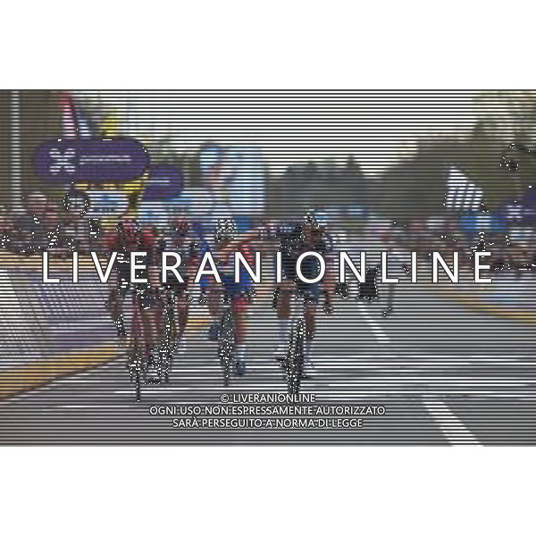03-04-2022 Tour Des Flandres; 2022, Alpecin - Fenix; 2022, Ineos - Grenadiers; Van Der Poel, Mathieu; Van Baarle, Dylan; Oudenaarde; FOTO STEFANO SIROTTI-AG ALDO LIVERANI SAS