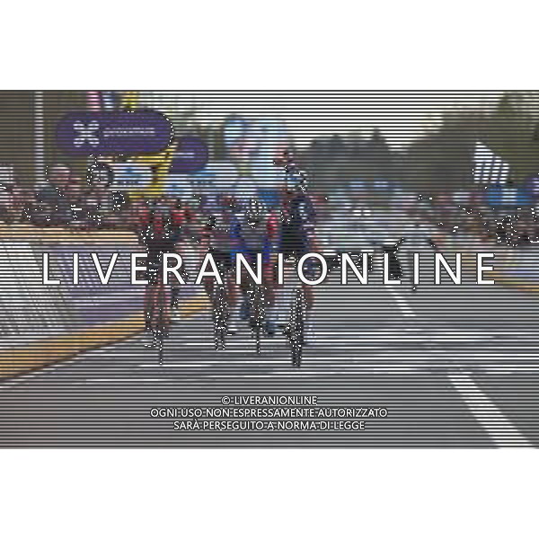 03-04-2022 Tour Des Flandres; 2022, Alpecin - Fenix; 2022, Ineos - Grenadiers; Van Der Poel, Mathieu; Van Baarle, Dylan; Oudenaarde; FOTO STEFANO SIROTTI-AG ALDO LIVERANI SAS
