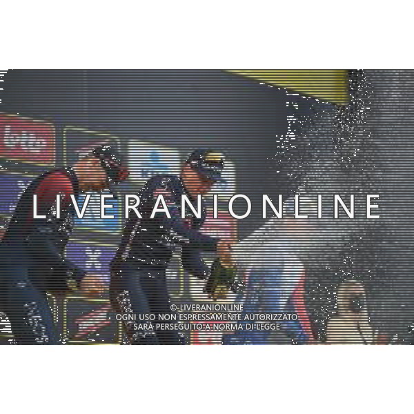 03-04-2022 Tour Des Flandres; 2022, Alpecin - Fenix; 2022, Ineos - Grenadiers; 2022, Groupama - Fdj; Van Der Poel, Mathieu; Van Baarle, Dylan; Madouas, Valentin; Oudenaarde; FOTO STEFANO SIROTTI-AG ALDO LIVERANI SAS