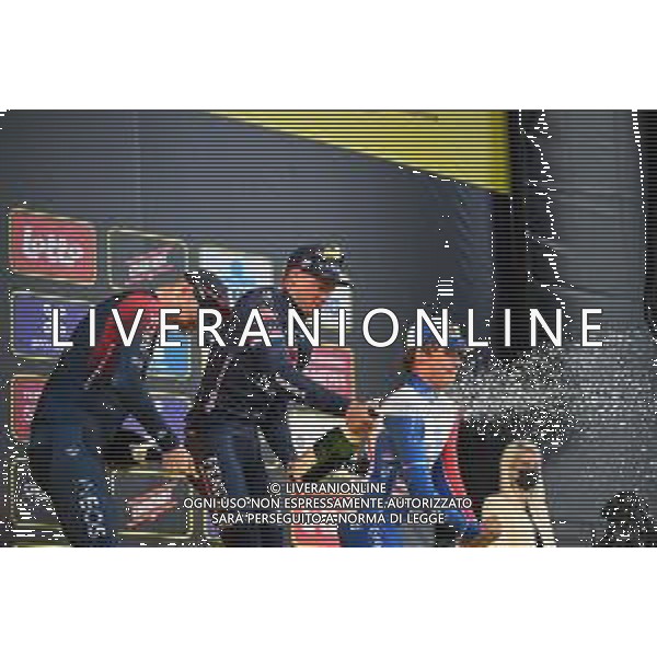 03-04-2022 Tour Des Flandres; 2022, Alpecin - Fenix; 2022, Ineos - Grenadiers; 2022, Groupama - Fdj; Van Der Poel, Mathieu; Van Baarle, Dylan; Madouas, Valentin; Oudenaarde; FOTO STEFANO SIROTTI-AG ALDO LIVERANI SAS