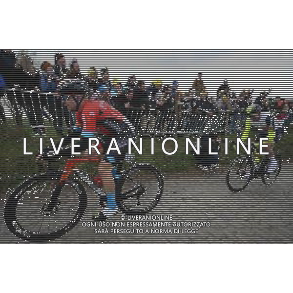 03-04-2022 Tour Des Flandres; 2022, Bahrain - Victorious; Tratnik, Jan; Koppenberg; FOTO STEFANO SIROTTI-AG ALDO LIVERANI SAS