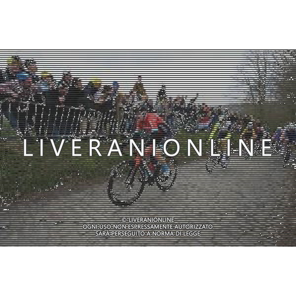 03-04-2022 Tour Des Flandres; 2022, Bahrain - Victorious; Tratnik, Jan; Koppenberg; FOTO STEFANO SIROTTI-AG ALDO LIVERANI SAS