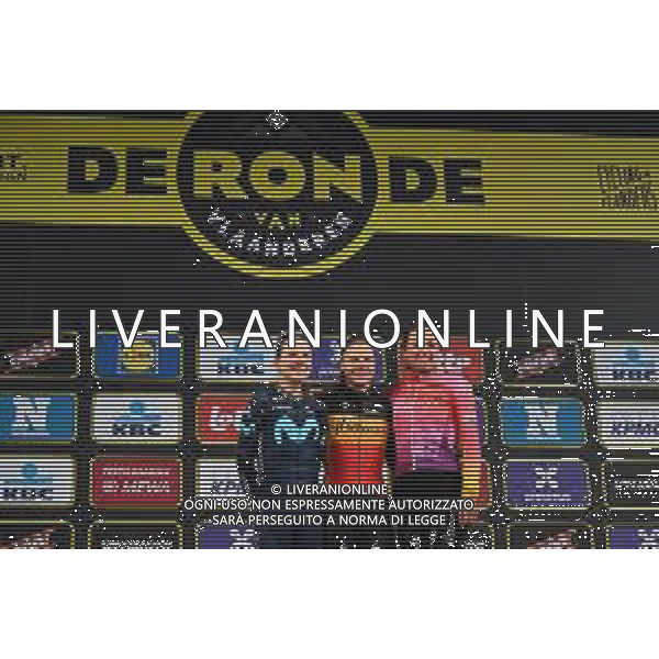 03-04-2022 Tour Des Flandres Women; 2022, Sd - Worx; 2022, Movistar Women; Kopecky, Lotte; Van Vleuten, Annemiek; Van Den Broeck Black, Chantal; Oudenaarde; FOTO STEFANO SIROTTI-AG ALDO LIVERANI SAS