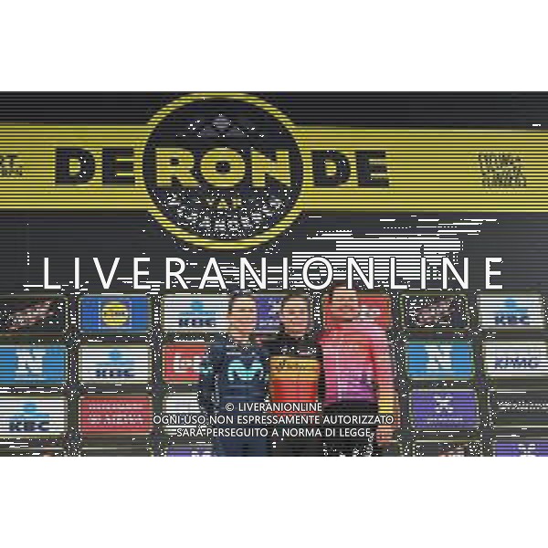 03-04-2022 Tour Des Flandres Women; 2022, Sd - Worx; 2022, Movistar Women; Kopecky, Lotte; Van Vleuten, Annemiek; Van Den Broeck Black, Chantal; Oudenaarde; FOTO STEFANO SIROTTI-AG ALDO LIVERANI SAS