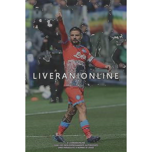 Lorenzo Insigne (Napoli) esulta dopo il gol dell\'1 a 0 Atalanta vs Napoli Campionato Serie A TIM - 31a giornata Bergamo 03-04-2022 Gewiss Stadium - Stadio Atleti Azzurri d\'Italia foto Roberto Garavaglia/ag. Aldo Liverani sas