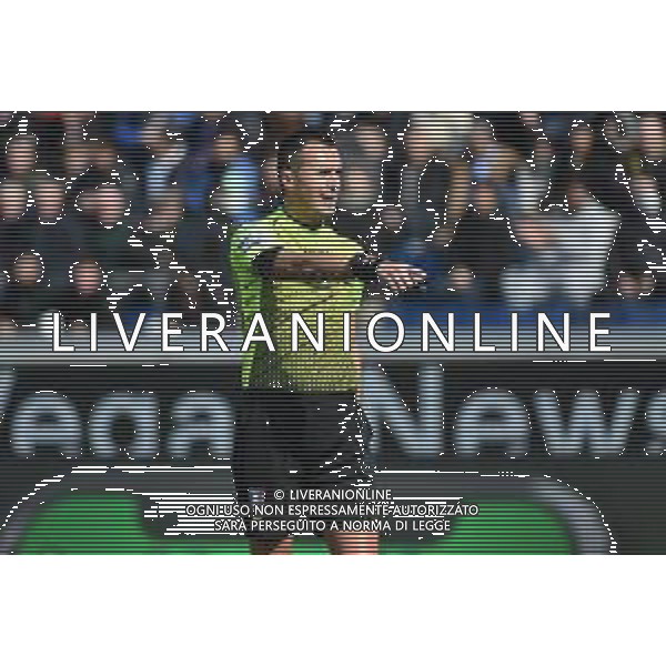 l\'arbitro Marco Di Bello di Brindisi Atalanta vs Napoli Campionato Serie A TIM - 31a giornata Bergamo 03-04-2022 Gewiss Stadium - Stadio Atleti Azzurri d\'Italia foto Roberto Garavaglia/ag. Aldo Liverani sas