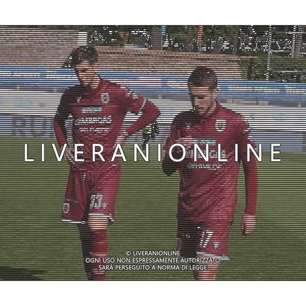 03-04-2022 VITERBO-CAMPIONATO DI LEGA PRO VITERBESE-REGGIANA NELLA FOTO DELUSIONE GIOCATORI REGGIANA A FINE GARA AG ALDO LIVERANI SAS