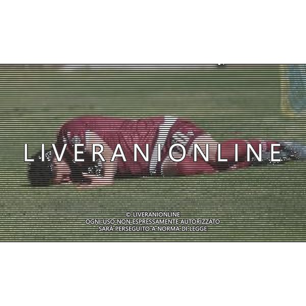 03-04-2022 VITERBO-CAMPIONATO DI LEGA PRO VITERBESE-REGGIANA NELLA FOTO ARRIGHINI ANDREA A TERRA INFORTUNATO AG ALDO LIVERANI SAS
