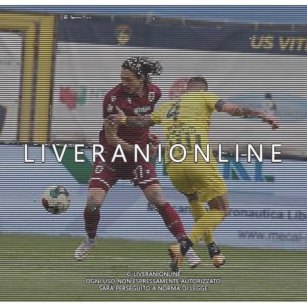 03-04-2022 VITERBO-CAMPIONATO DI LEGA PRO VITERBESE-REGGIANA NELLA FOTO SONNY D\'ANGELO E RICCI LUCA AG ALDO LIVERANI SAS