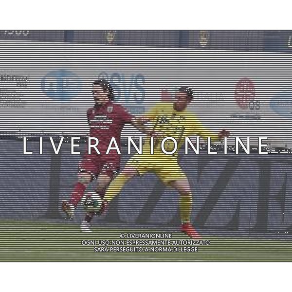 03-04-2022 VITERBO-CAMPIONATO DI LEGA PRO VITERBESE-REGGIANA NELLA FOTO SONNY D\'ANGELO E DANIEL SEMENZATO AG ALDO LIVERANI SAS