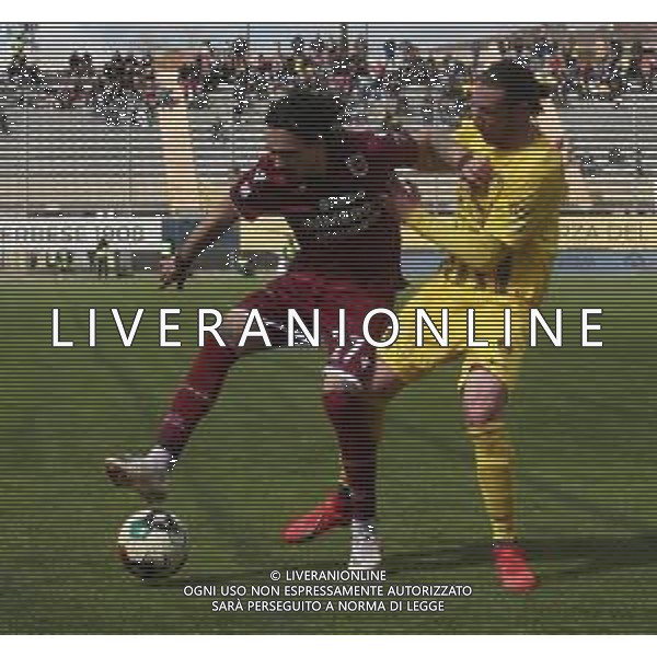 03-04-2022 VITERBO-CAMPIONATO DI LEGA PRO VITERBESE-REGGIANA NELLA FOTO SONNY D\'ANGELO E DANIEL SEMENZATO AG ALDO LIVERANI SAS