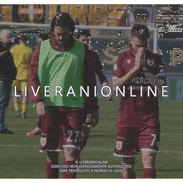 03-04-2022 VITERBO-CAMPIONATO DI LEGA PRO VITERBESE-REGGIANA NELLA FOTO DELUSIONE SONNY D\'ANGELO E ROSAFIO MARCO, AG ALDO LIVERANI SAS