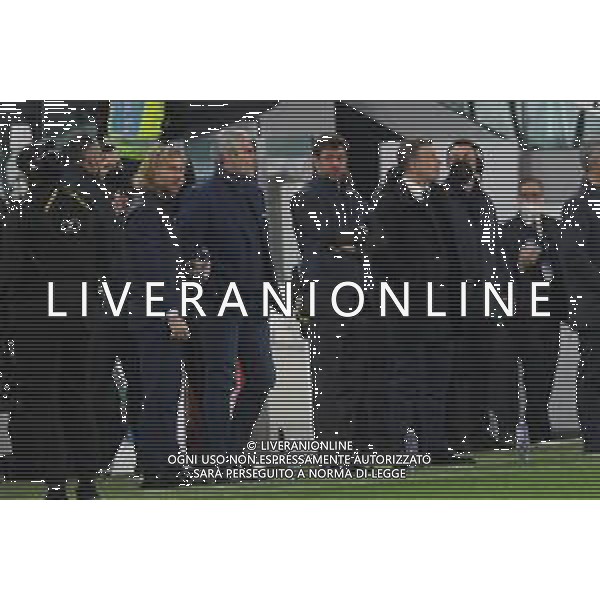 Torino 03.04.2022 Stadio Allianz Stadium ©Alessandro Falzone/Agenzia Aldo Liverani Juventus vs Inter Serie A Tim 2021/2022 Nella foto : Pavel Nedved-Maurizio Arrivabene-Andrea Agnelli-Federico Cherubini