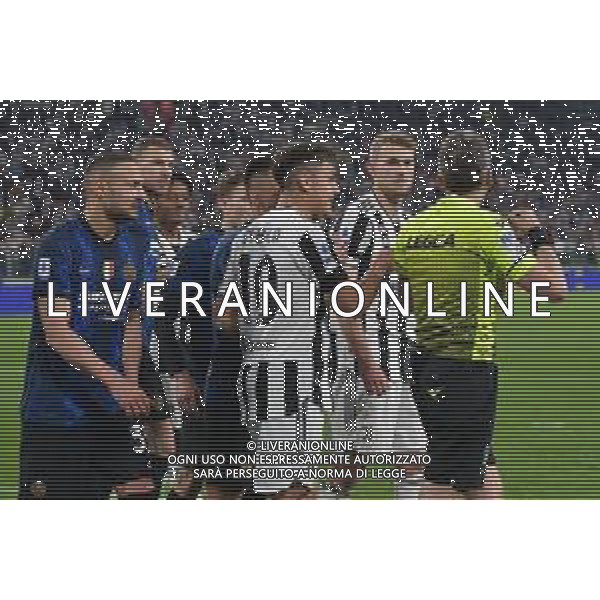 Torino 03.04.2022 Stadio Allianz Stadium ©Alessandro Falzone/Agenzia Aldo Liverani Juventus vs Inter Serie A Tim 2021/2022 Nella foto : Proteste nei confronti si Massimiliano Irrati